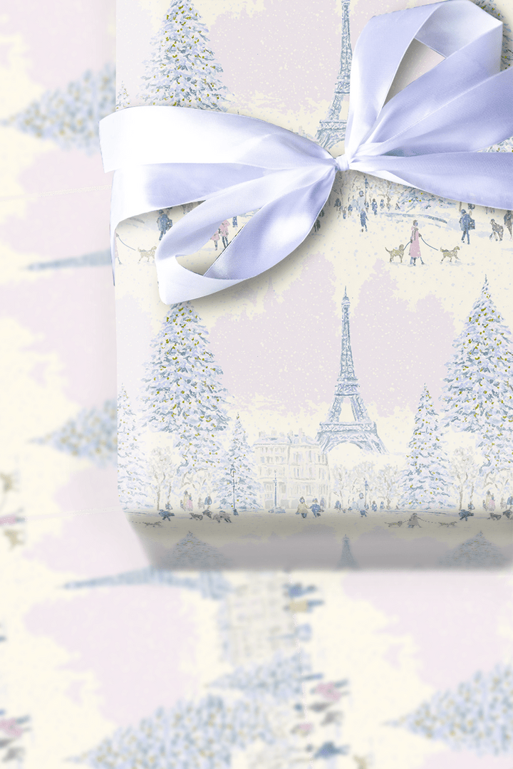Merry in Paris - Wrapping Paper - Aspen & Arlo