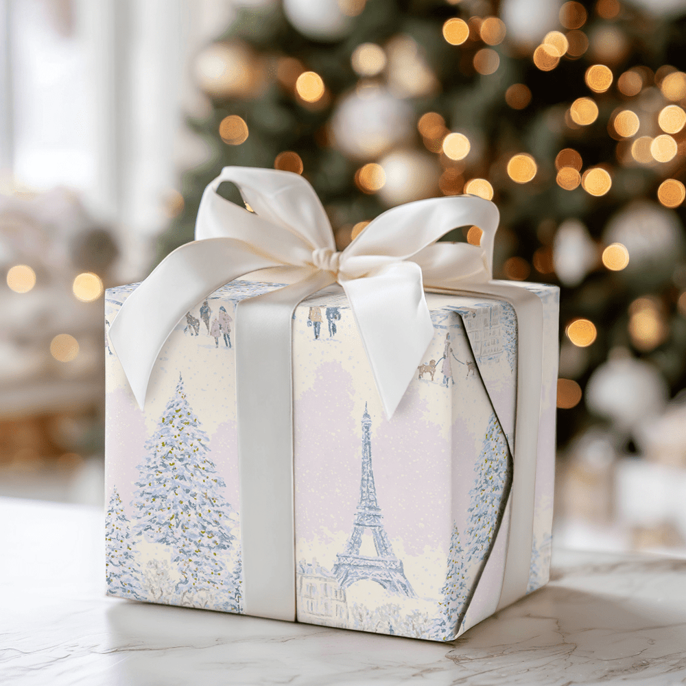 Merry in Paris - Wrapping Paper - Aspen & Arlo