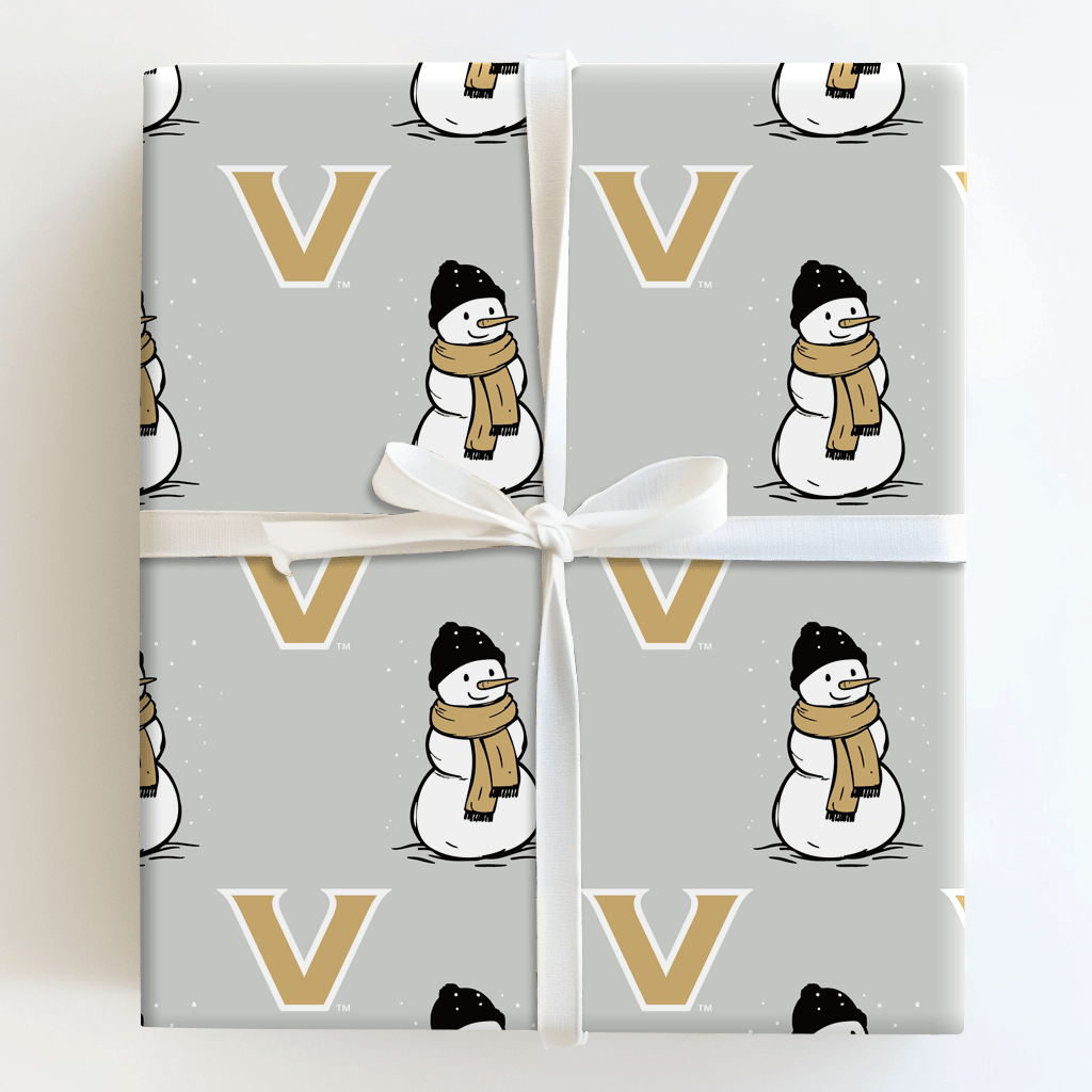 Vanderbilt Snowman - Wrapping Paper - Aspen & Arlo