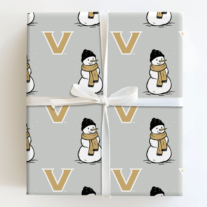 Vanderbilt Snowman - Wrapping Paper - Aspen & Arlo