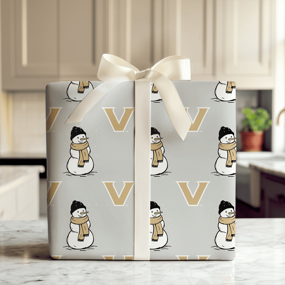 Vanderbilt Snowman - Wrapping Paper - Aspen & Arlo