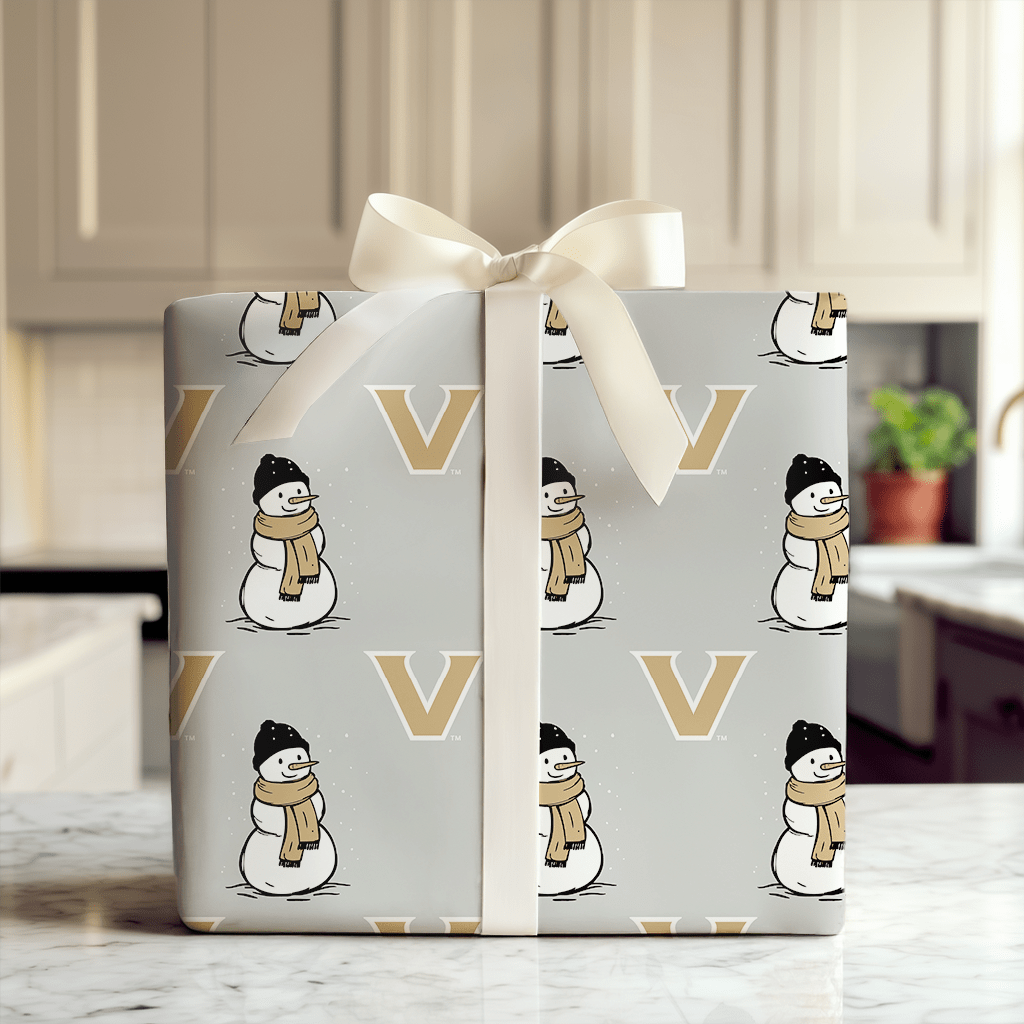 Vanderbilt Snowman - Wrapping Paper - Aspen & Arlo