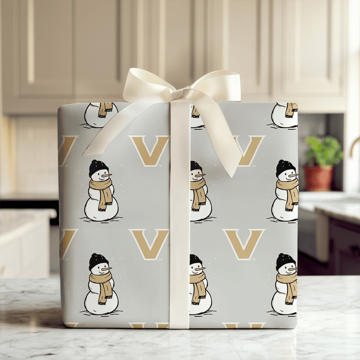 Vanderbilt Snowman - Wrapping Paper - Aspen & Arlo