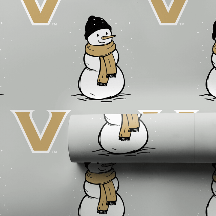Vanderbilt Snowman - Wrapping Paper - Aspen & Arlo