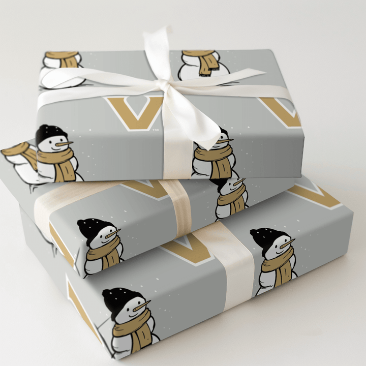 Vanderbilt Snowman - Wrapping Paper - Aspen & Arlo