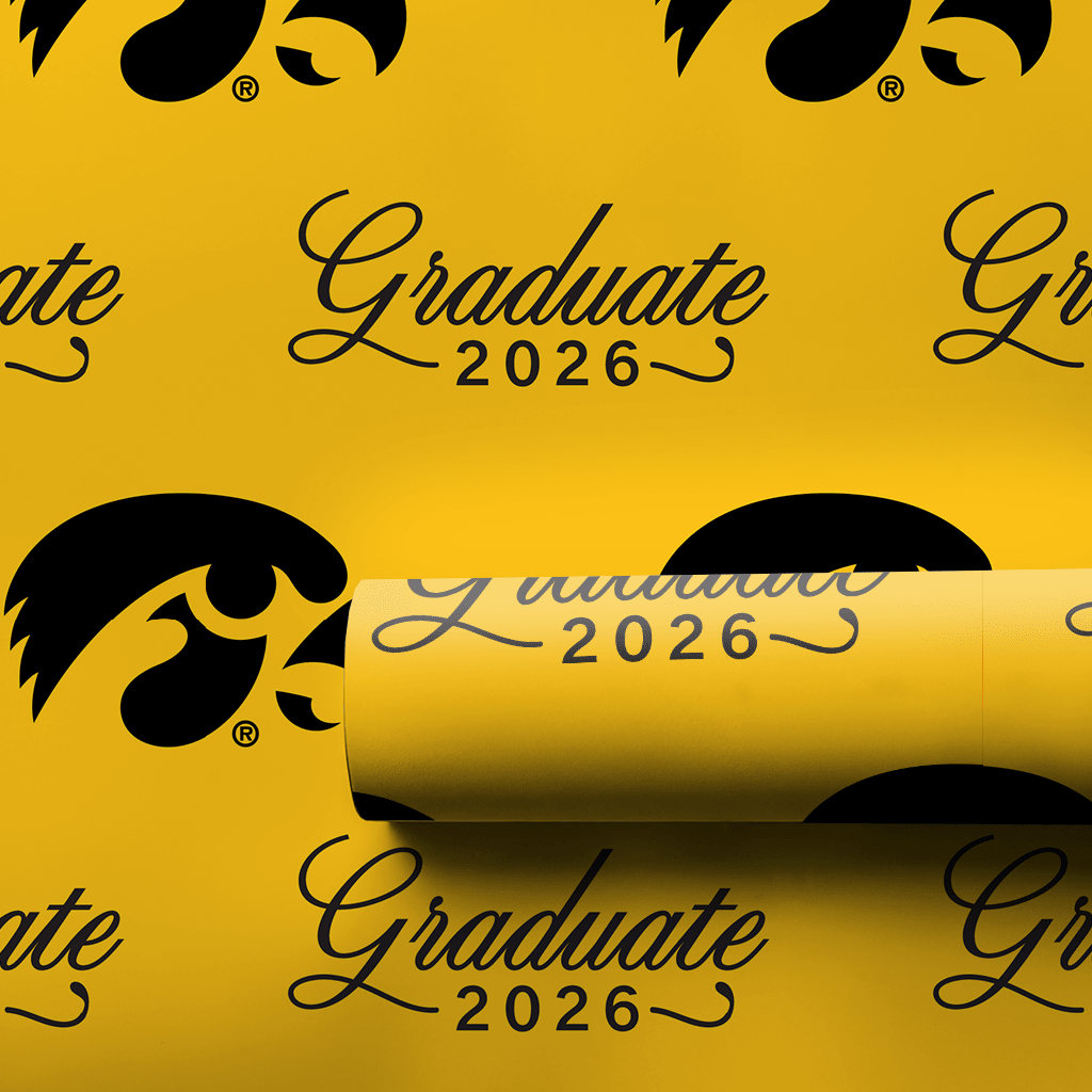 IOWA Graduate 2026 - Wrapping Paper - Aspen & Arlo