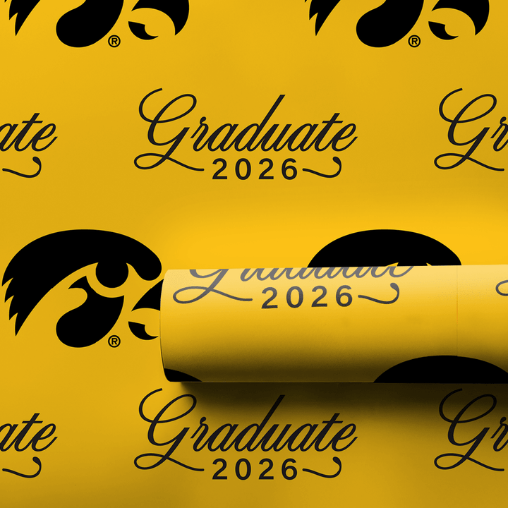 IOWA Graduate 2026 - Wrapping Paper - Aspen & Arlo