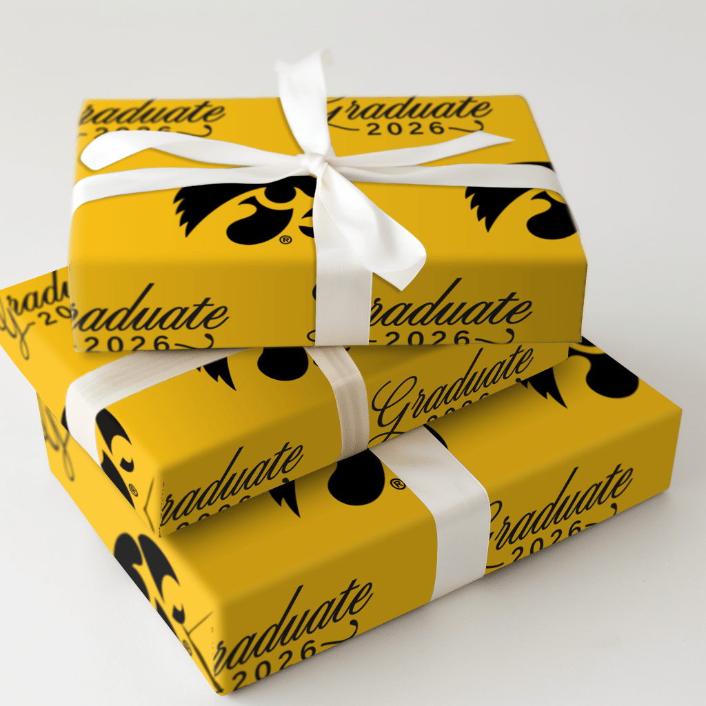 IOWA Graduate 2026 - Wrapping Paper - Aspen & Arlo