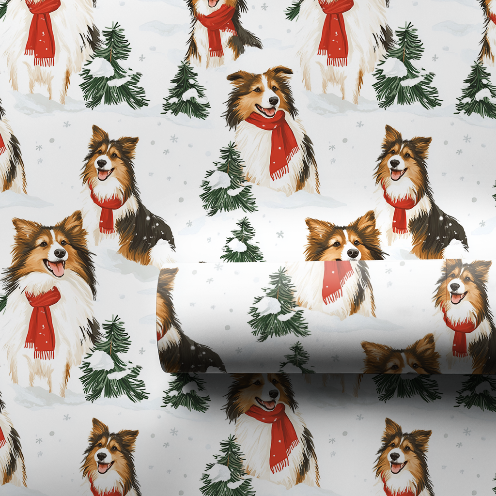 Snow day for Shelties - 1 Roll