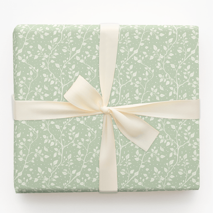 Minty Vine - Wrapping Paper - Aspen & Arlo