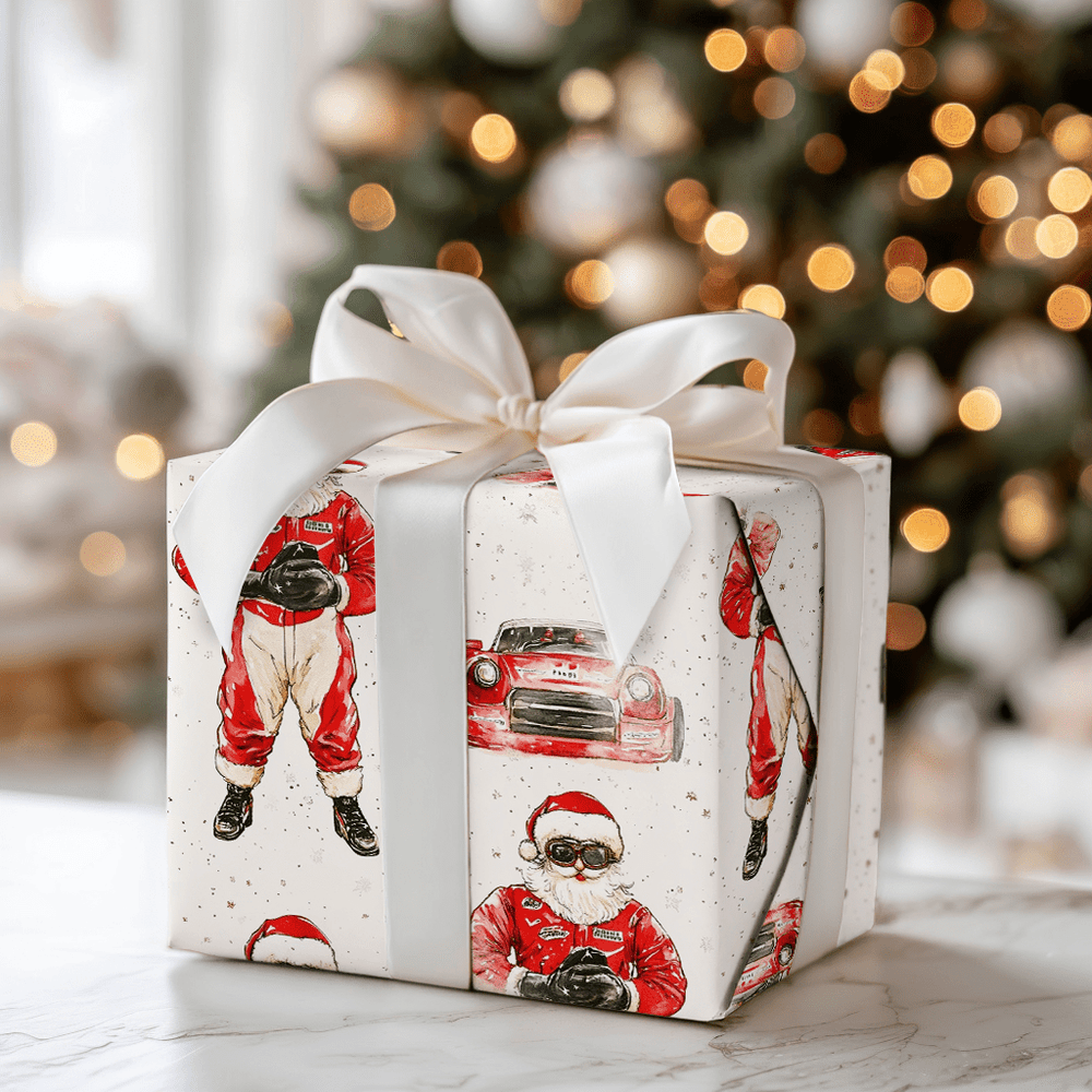 Santa's Pit Stop - Wrapping Paper - Aspen & Arlo