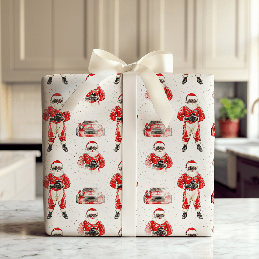 Santa's Pit Stop - Wrapping Paper - Aspen & Arlo