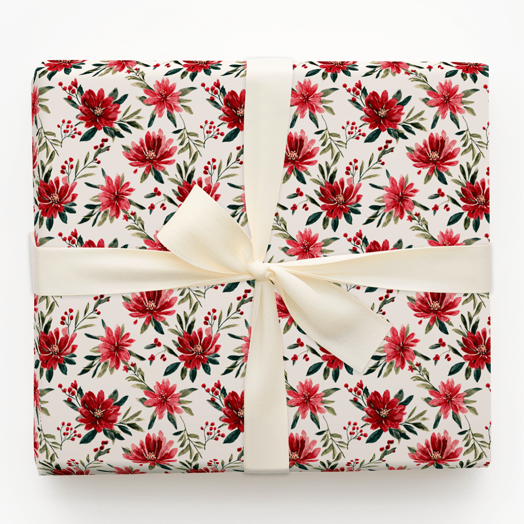 Richly Red - Wrapping Paper - Aspen & Arlo