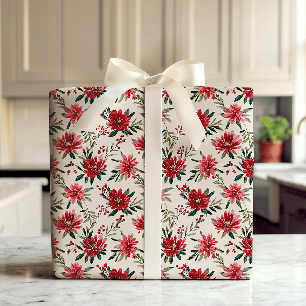 Richly Red - Wrapping Paper - Aspen & Arlo