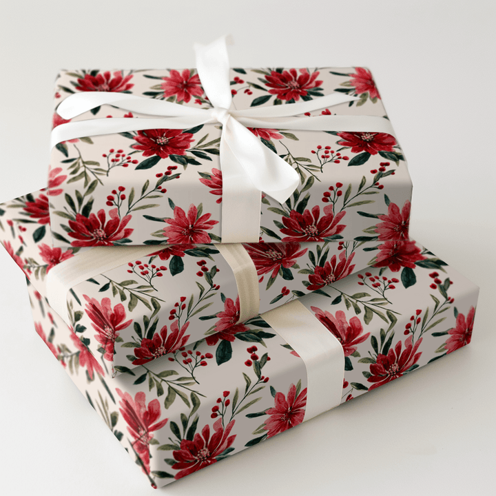 Richly Red - Wrapping Paper - Aspen & Arlo