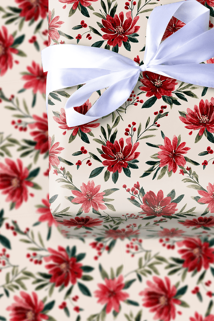 Richly Red - Wrapping Paper - Aspen & Arlo