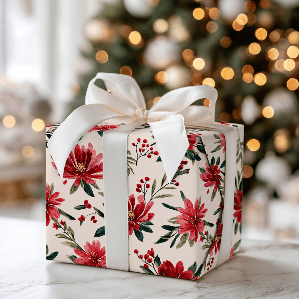 Richly Red - Wrapping Paper - Aspen & Arlo