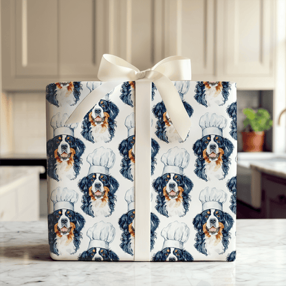Cooking with the Bernese Mountain Dogs - Wrapping Paper - Aspen & Arlo