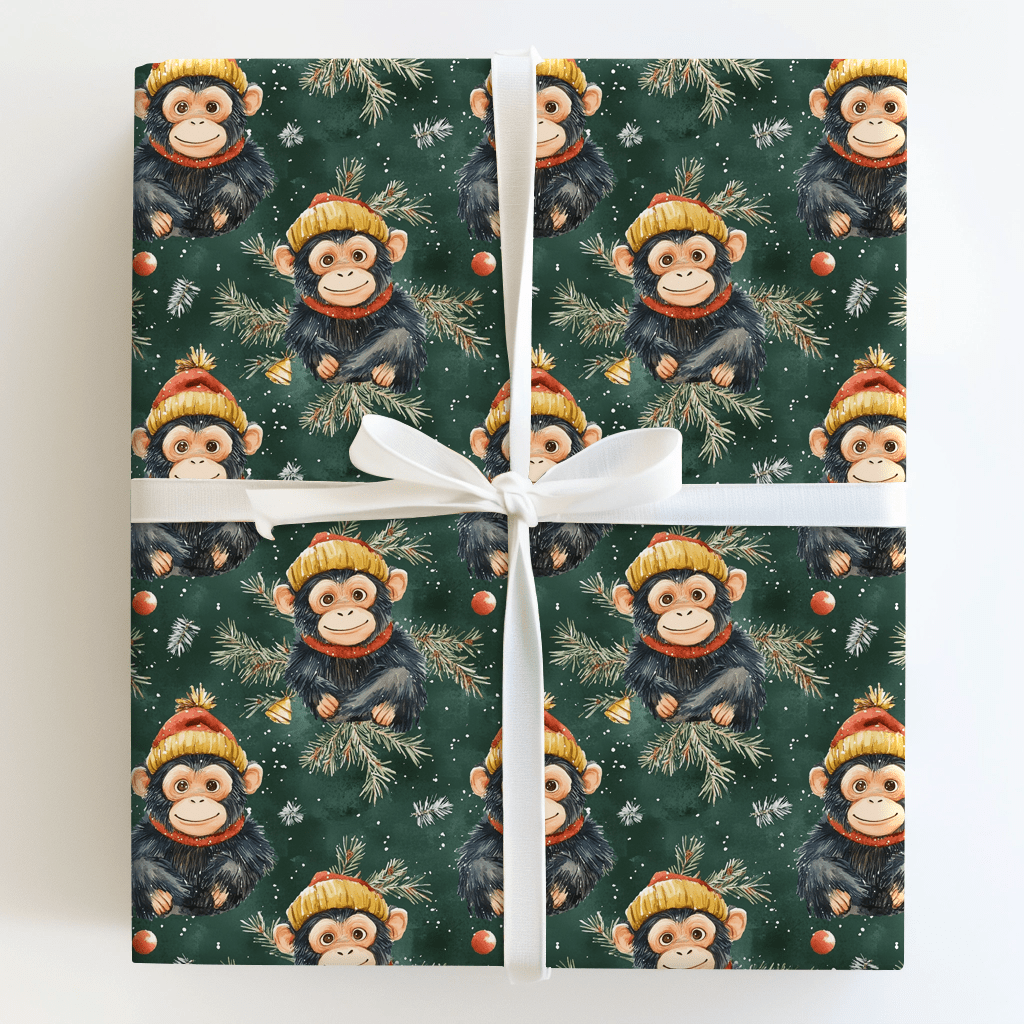 Monkey Business - Wrapping Paper - Aspen & Arlo