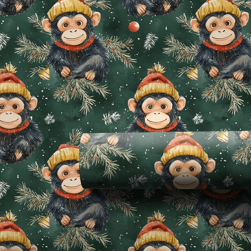 Monkey Business - Wrapping Paper - Aspen & Arlo