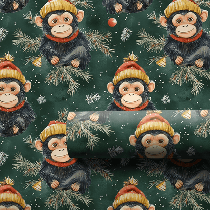Monkey Business - Wrapping Paper - Aspen & Arlo