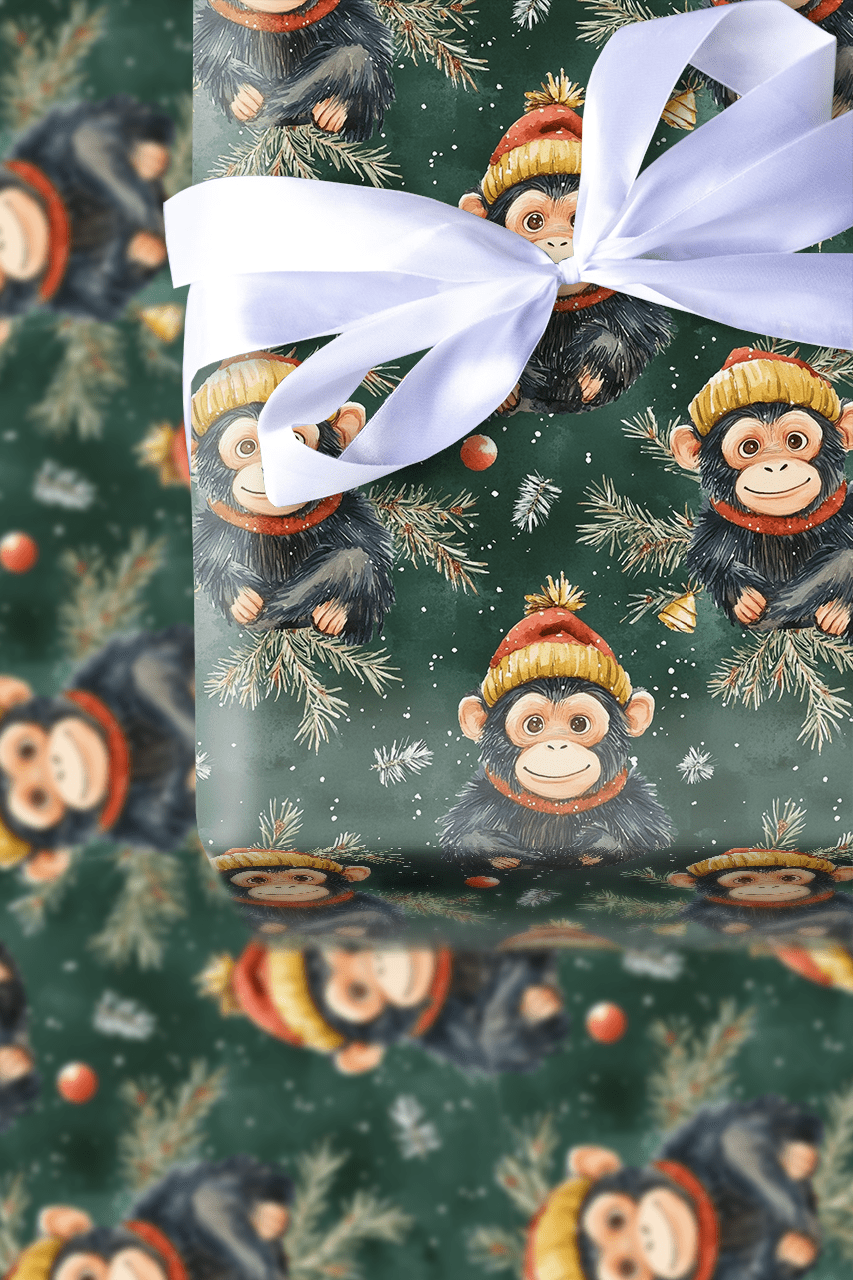Monkey Business - Wrapping Paper - Aspen & Arlo