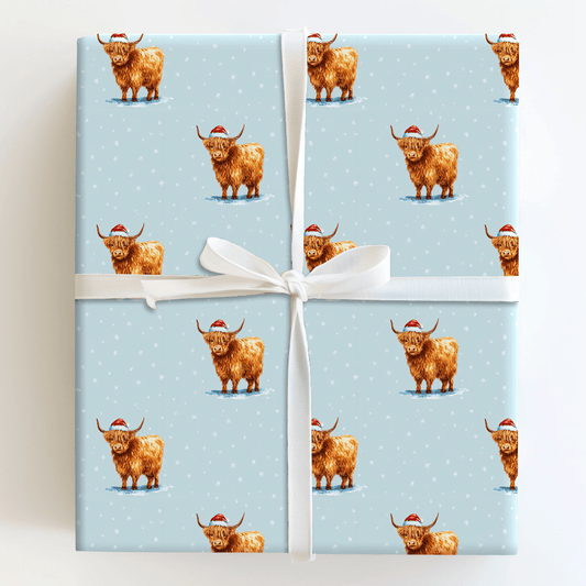Blue Stomp - Wrapping Paper - Aspen & Arlo