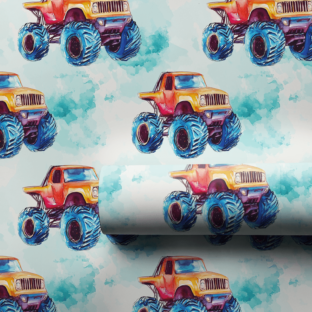 Tough Trucks - Wrapping Paper - Aspen & Arlo