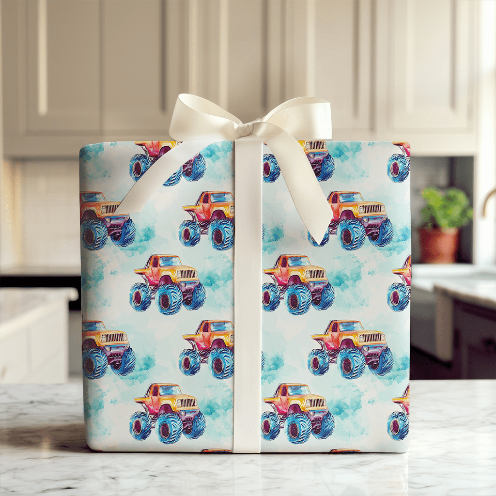 Tough Trucks - Wrapping Paper - Aspen & Arlo