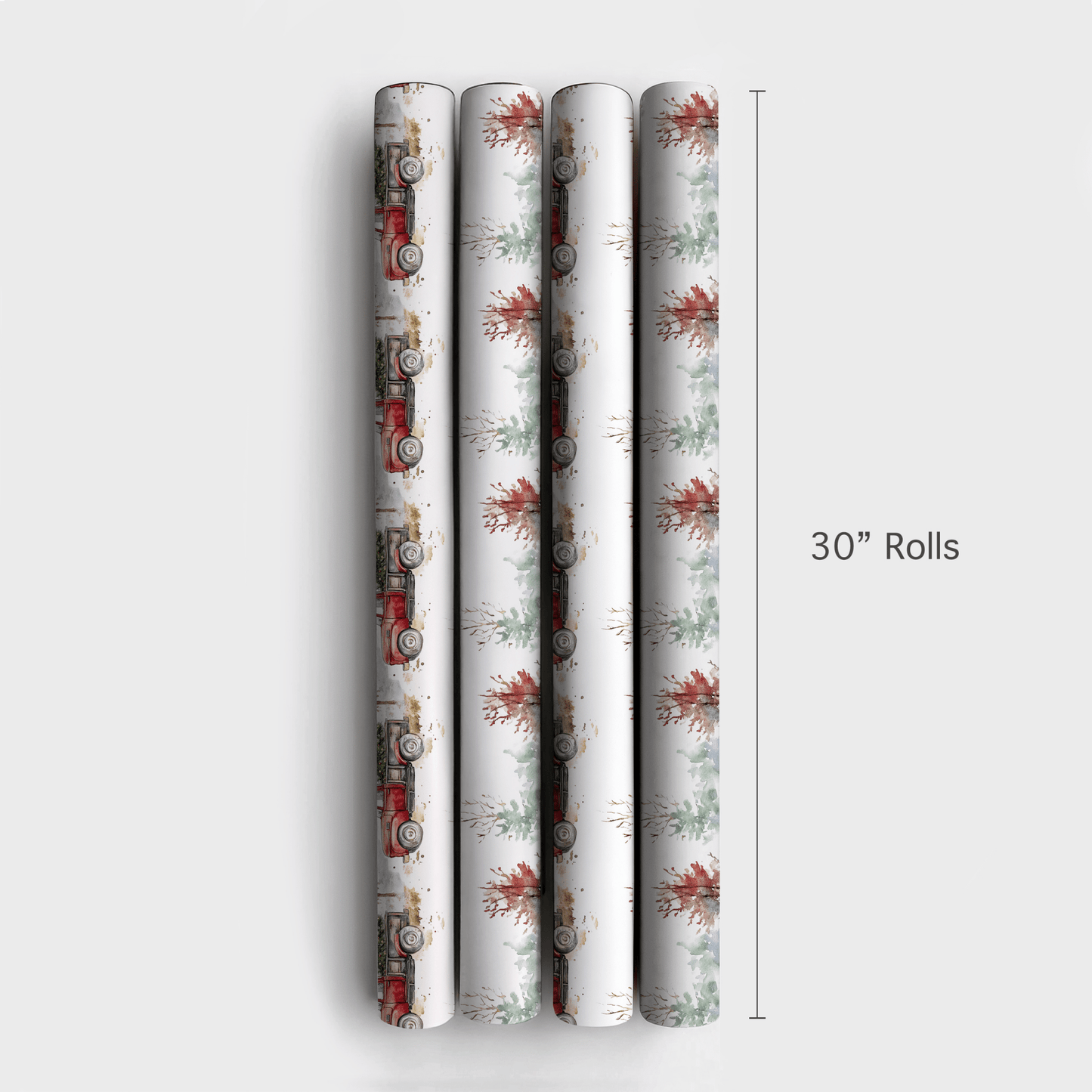 Rustic Red Christmas - Wrapping Paper - Aspen & Arlo