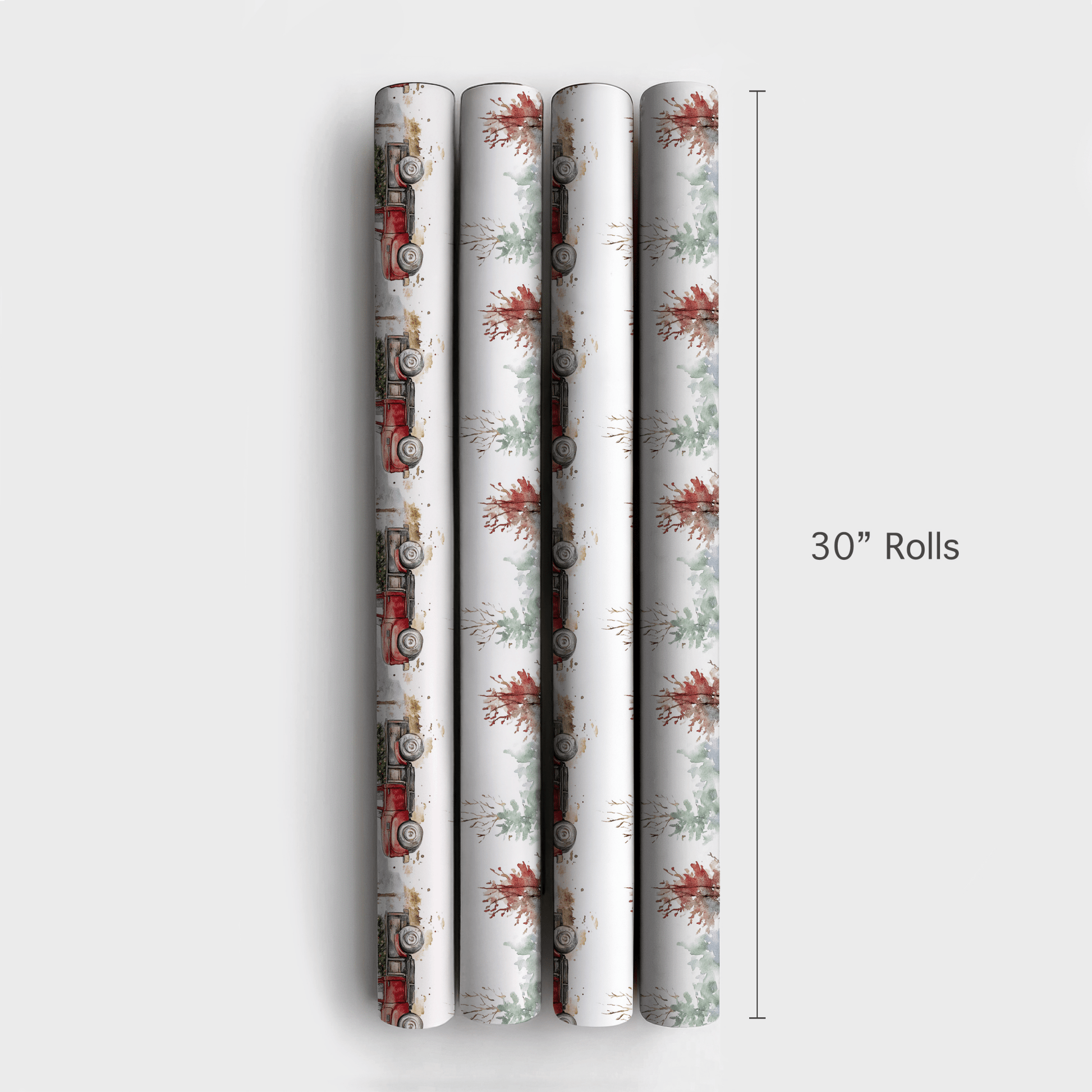 Rustic Red Christmas - Wrapping Paper - Aspen & Arlo