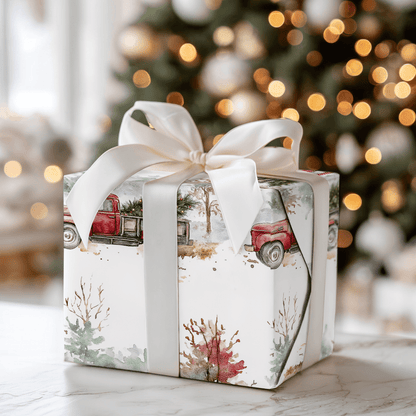 Rustic Red Christmas - Wrapping Paper - Aspen & Arlo