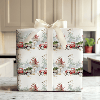 Rustic Red Christmas - Wrapping Paper - Aspen & Arlo