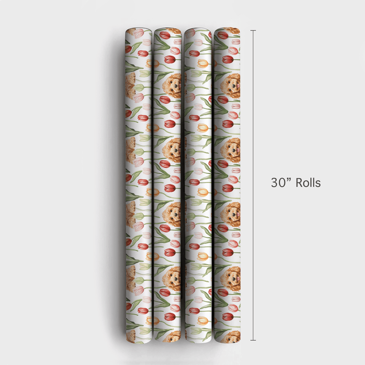 Golden Blooms - Wrapping Paper - Aspen & Arlo
