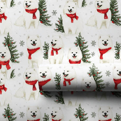 Snow Day for Somoyeds - 1 Roll