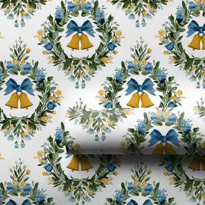 Ring in the Wreath - Wrapping Paper - Aspen & Arlo