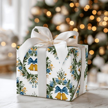 Ring in the Wreath - Wrapping Paper - Aspen & Arlo