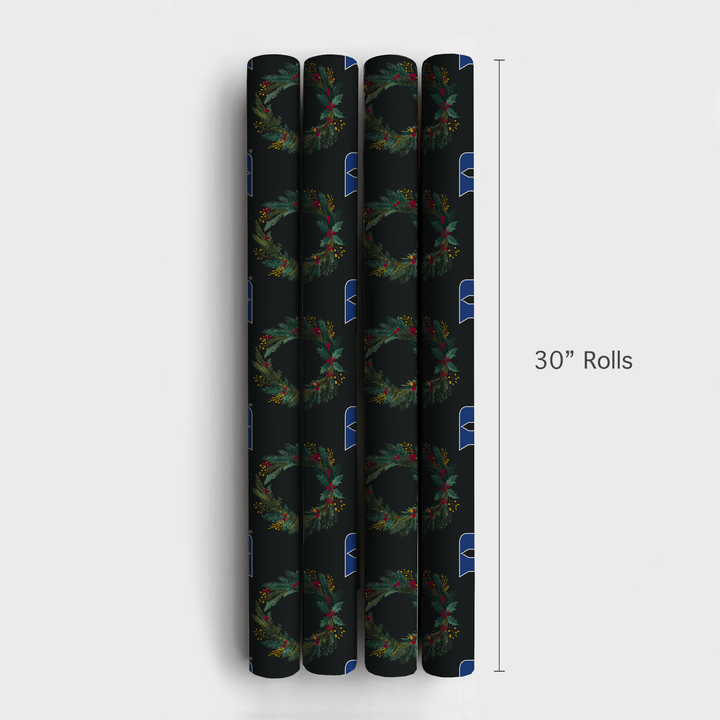 Duke Wreath - Wrapping Paper - Aspen & Arlo