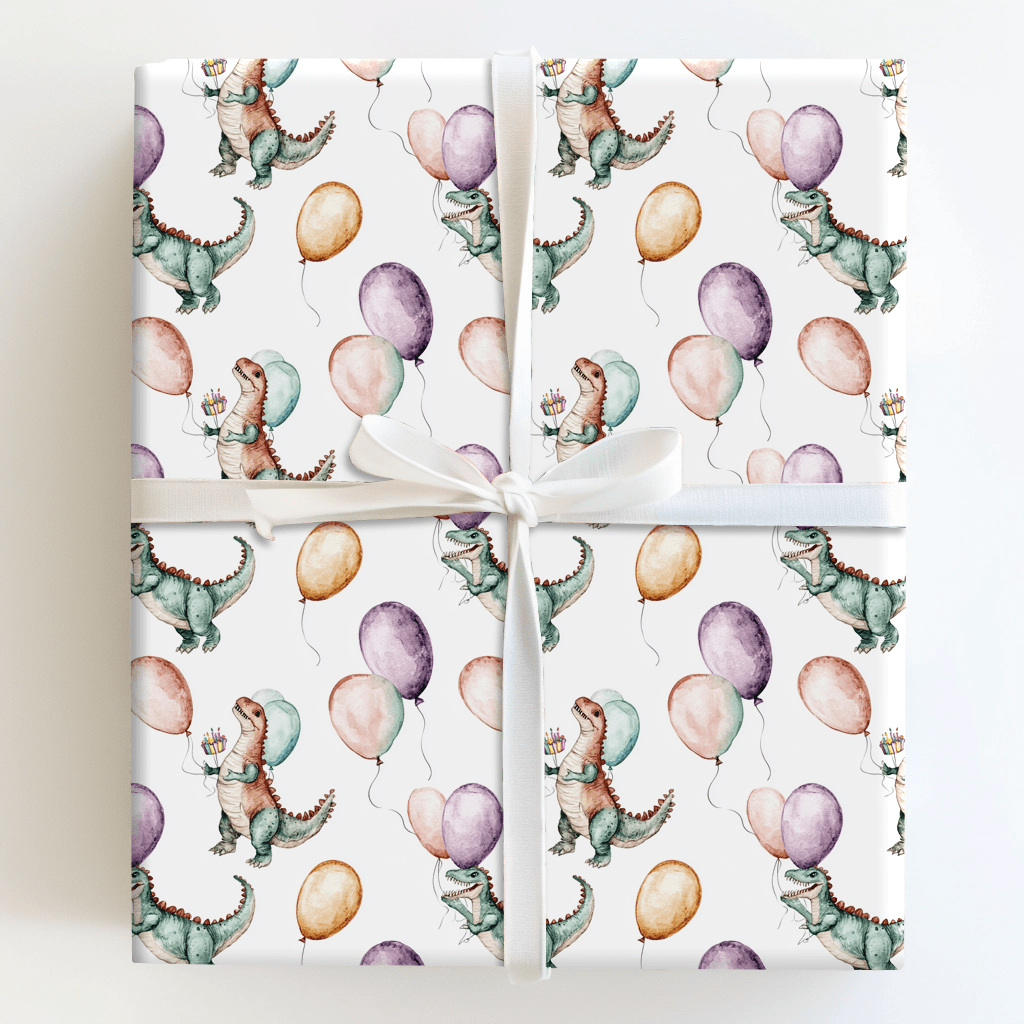 Dino - Mite Day - Wrapping Paper - Aspen & Arlo