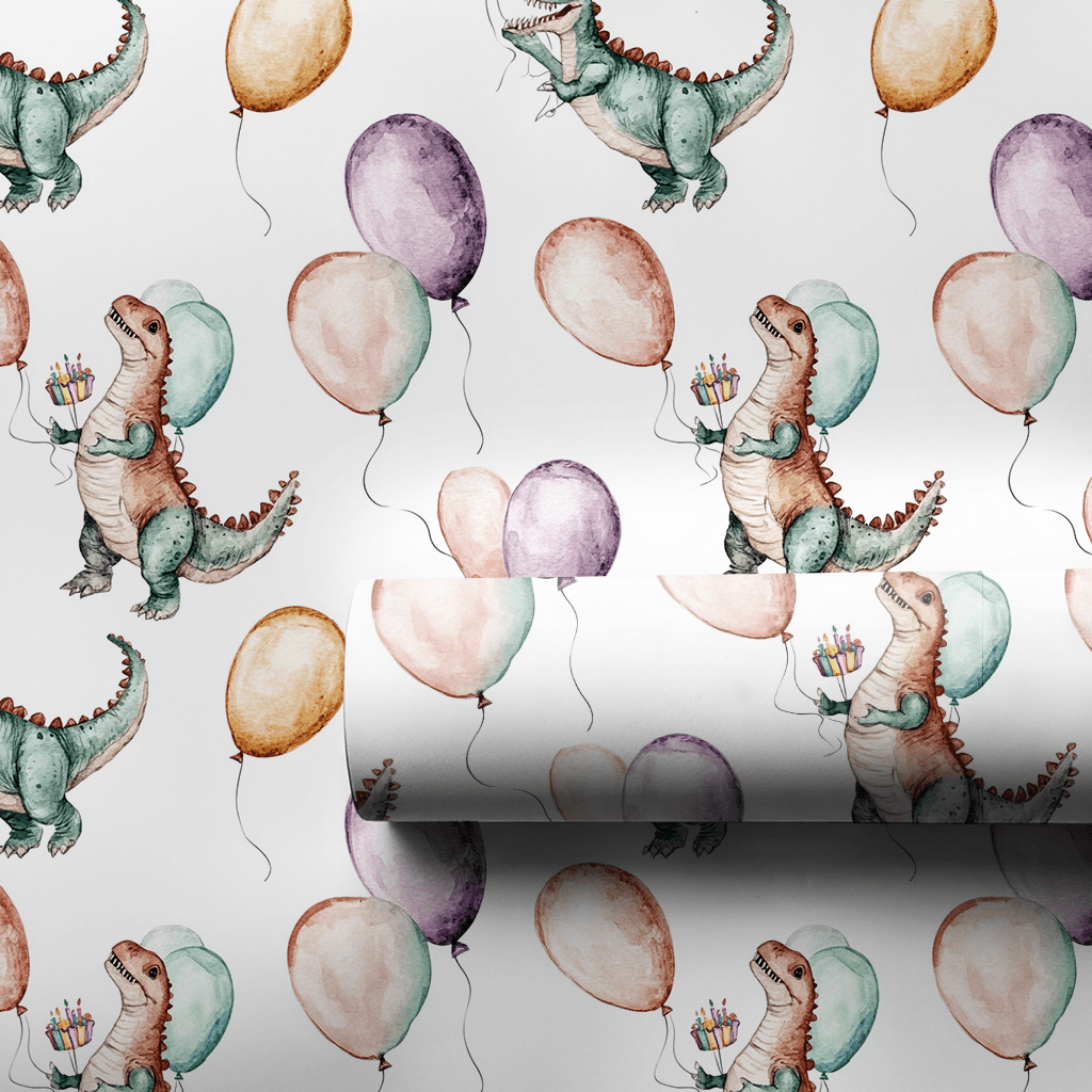 Dino - Mite Day - Wrapping Paper - Aspen & Arlo