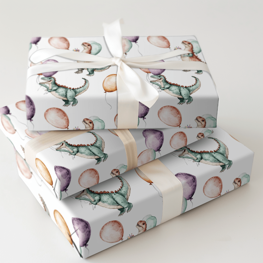 Dino - Mite Day - Wrapping Paper - Aspen & Arlo
