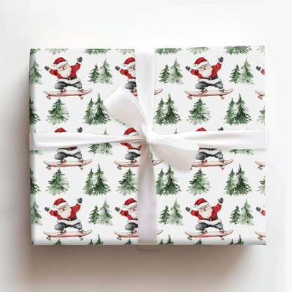 Skate the Sleigh - Wrapping Paper - Aspen & Arlo
