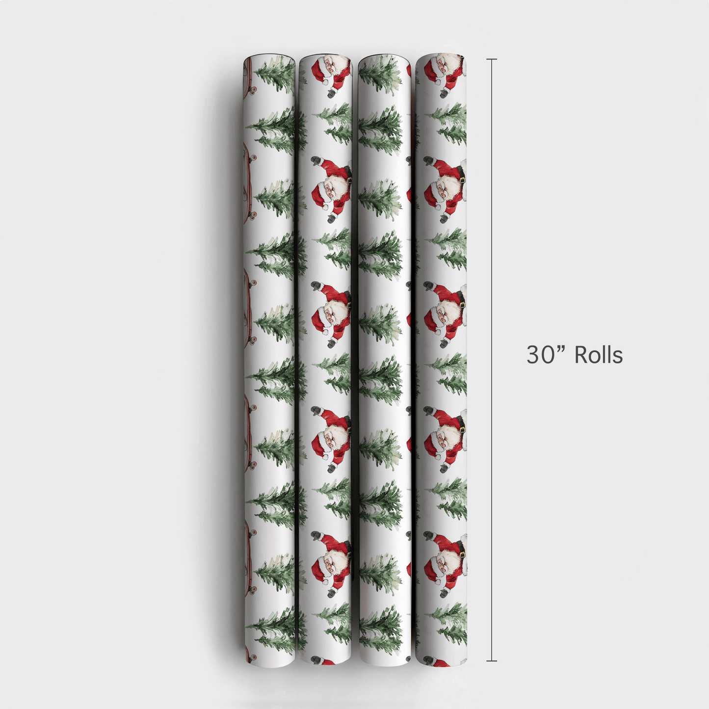 Skate the Sleigh - Wrapping Paper - Aspen & Arlo