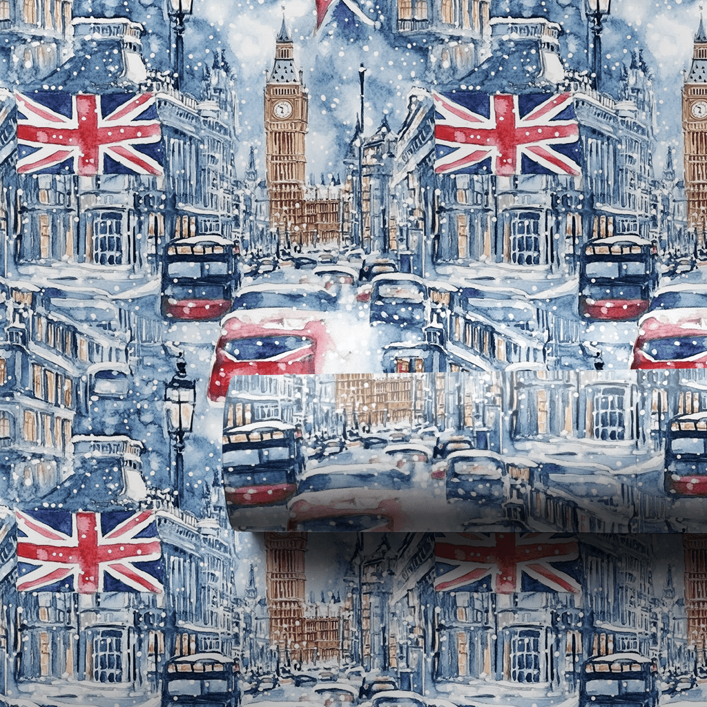 Soho Snowfall - Wrapping Paper - Aspen & Arlo