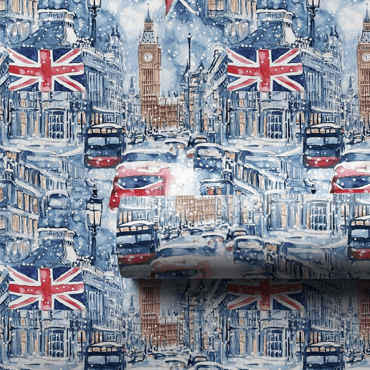 Soho Snowfall - Wrapping Paper - Aspen & Arlo