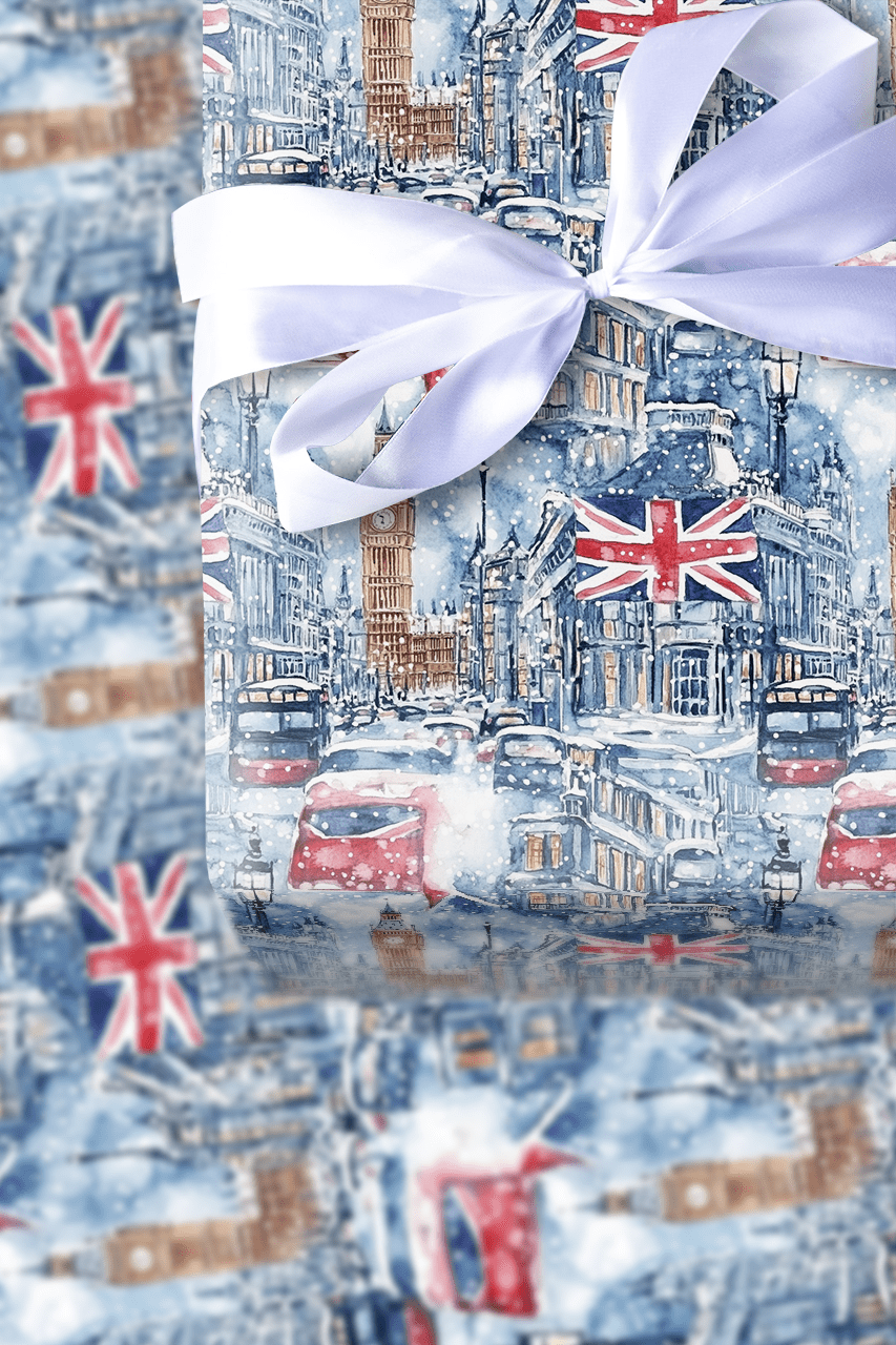 Soho Snowfall - Wrapping Paper - Aspen & Arlo