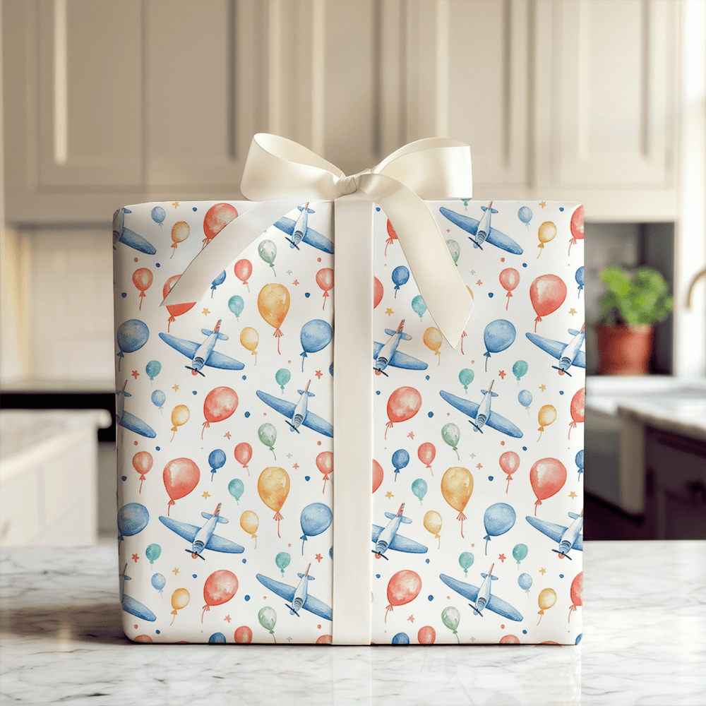 Up Up and Hooray - Wrapping Paper - Aspen & Arlo