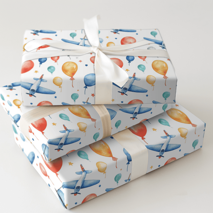 Up Up and Hooray - Wrapping Paper - Aspen & Arlo