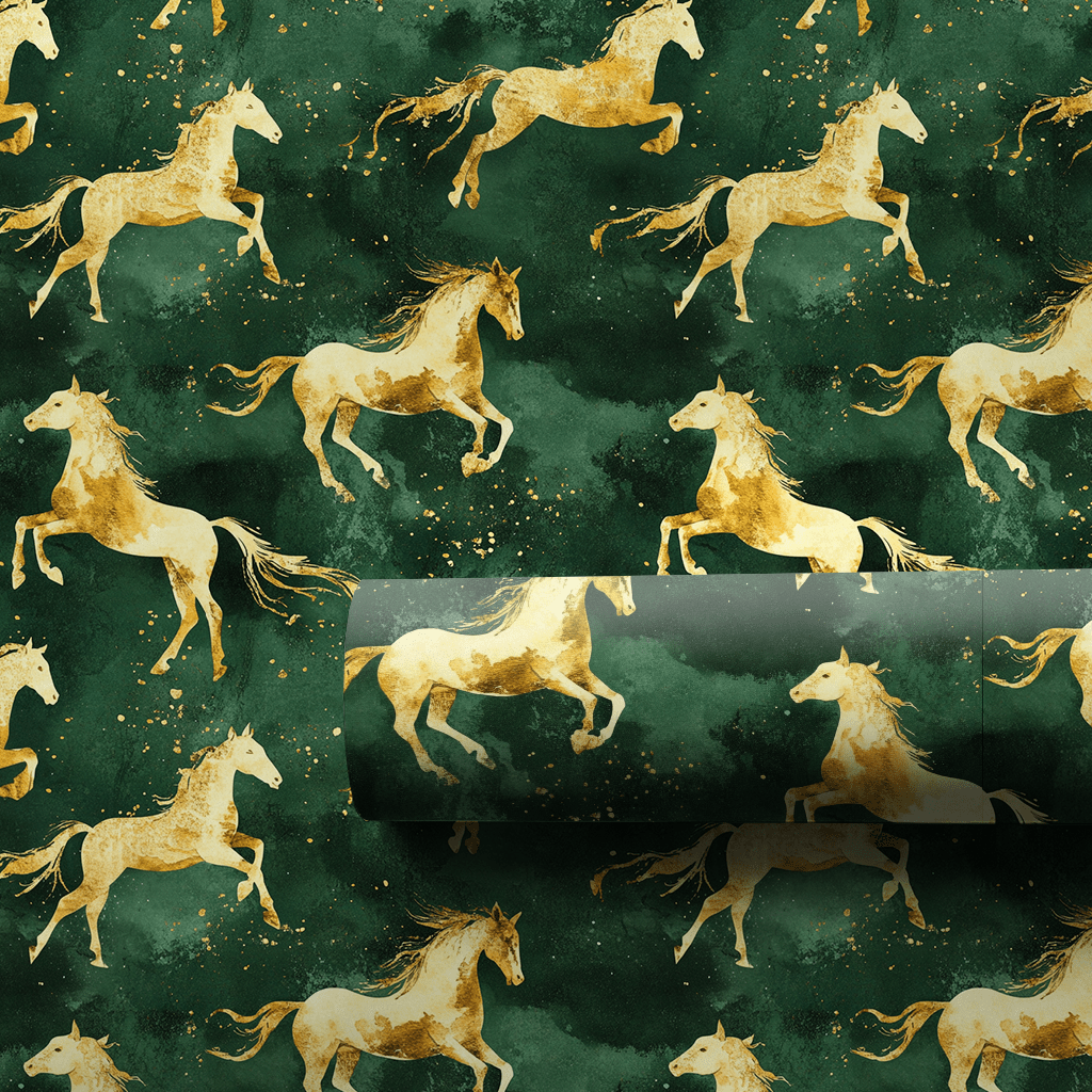 Go Stallions - Wrapping Paper - Aspen & Arlo