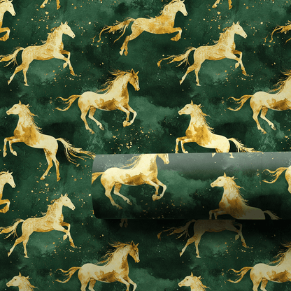 Go Stallions - Wrapping Paper - Aspen & Arlo
